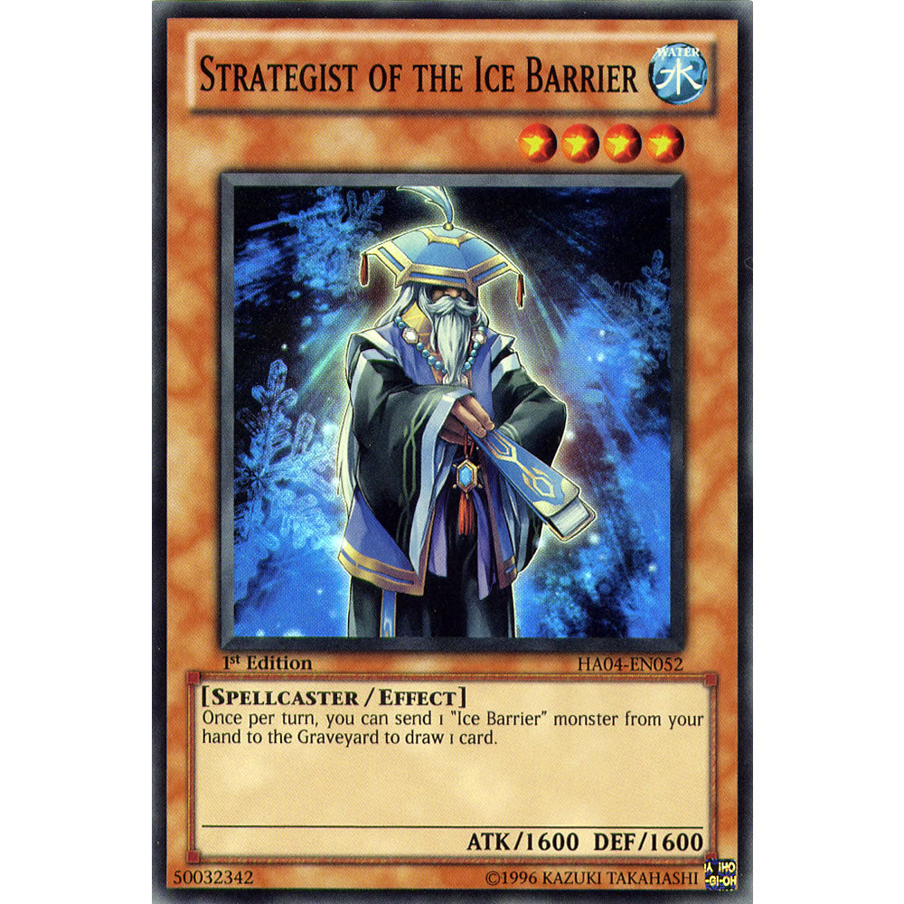 Strategist Of The Ice Barrier HA04-EN052 Yu-Gi-Oh! Card from the Hidden Arsenal 4: Trishula's Triumph Set