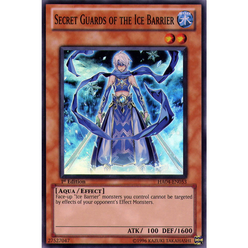 Secret Guards Of The Ice Barrier HA04-EN053 Yu-Gi-Oh! Card from the Hidden Arsenal 4: Trishula's Triumph Set
