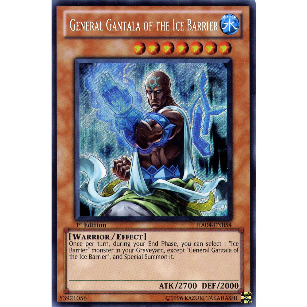 General Gantala Of The Ice Barrier HA04-EN054 Yu-Gi-Oh! Card from the Hidden Arsenal 4: Trishula's Triumph Set