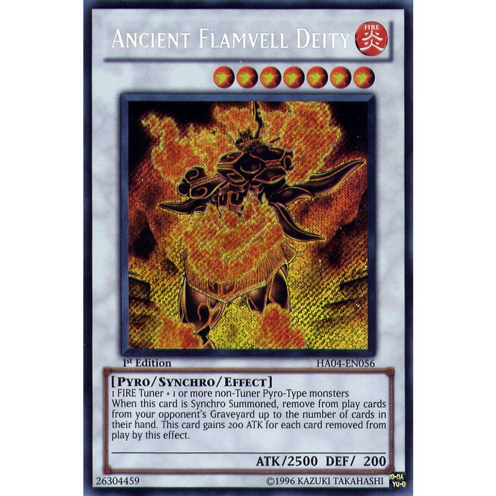 Ancient Flamvell Deity HA04-EN056 Yu-Gi-Oh! Card from the Hidden Arsenal 4: Trishula's Triumph Set