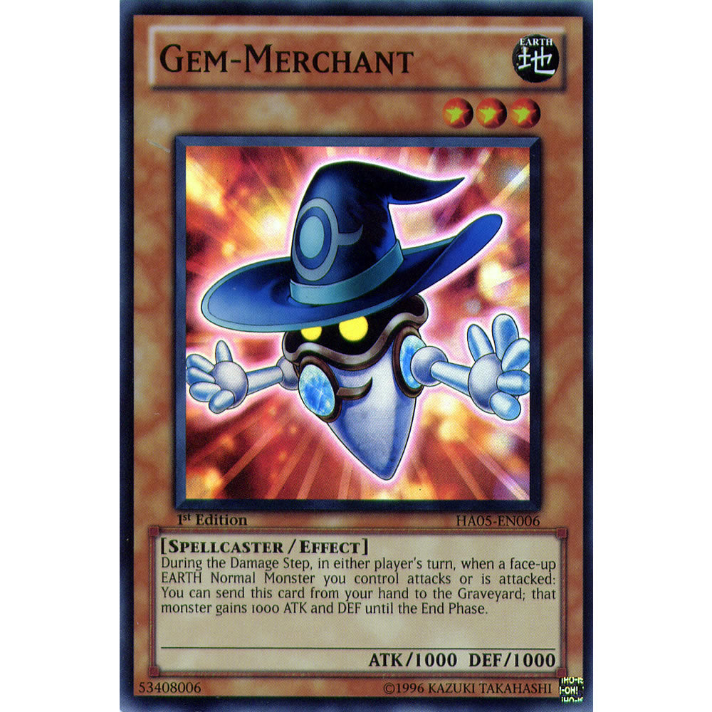 Gem-Merchant HA05-EN006 Yu-Gi-Oh! Card from the Hidden Arsenal 5: Steelswarm Invasion Set