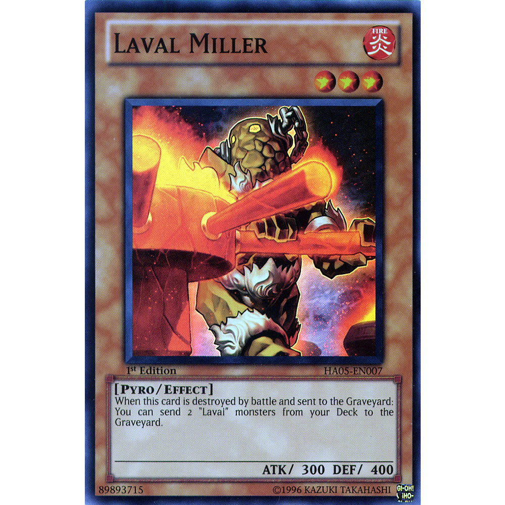 Laval Miller HA05-EN007 Yu-Gi-Oh! Card from the Hidden Arsenal 5: Steelswarm Invasion Set