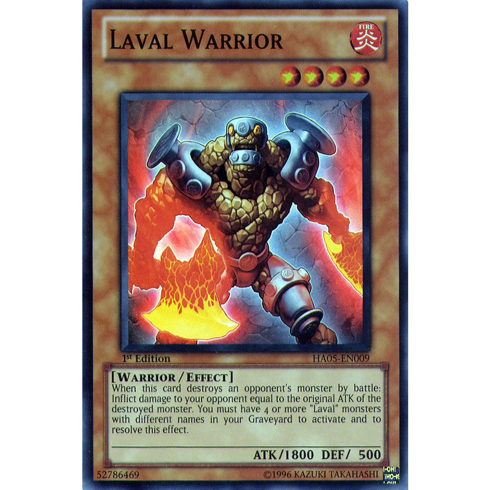 Laval Warrior HA05-EN009 Yu-Gi-Oh! Card from the Hidden Arsenal 5: Steelswarm Invasion Set