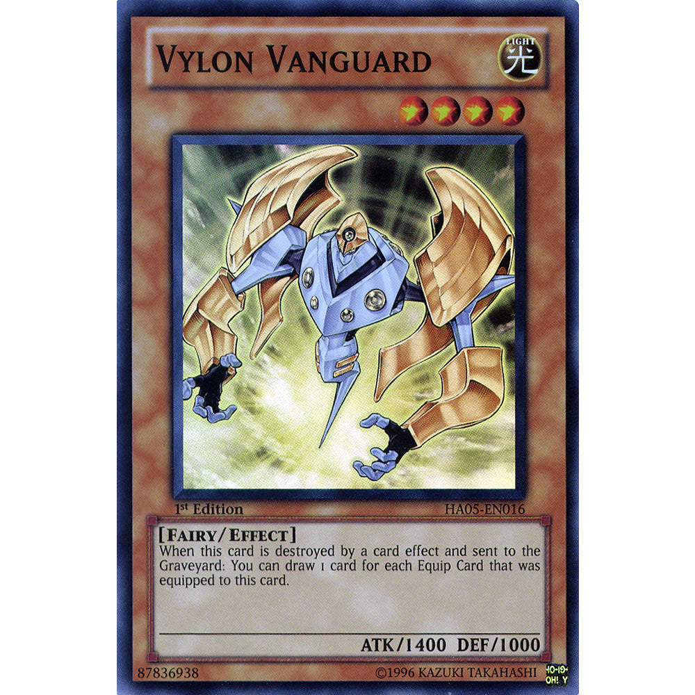 Vylon Vanguard HA05-EN016 Yu-Gi-Oh! Card from the Hidden Arsenal 5: Steelswarm Invasion Set