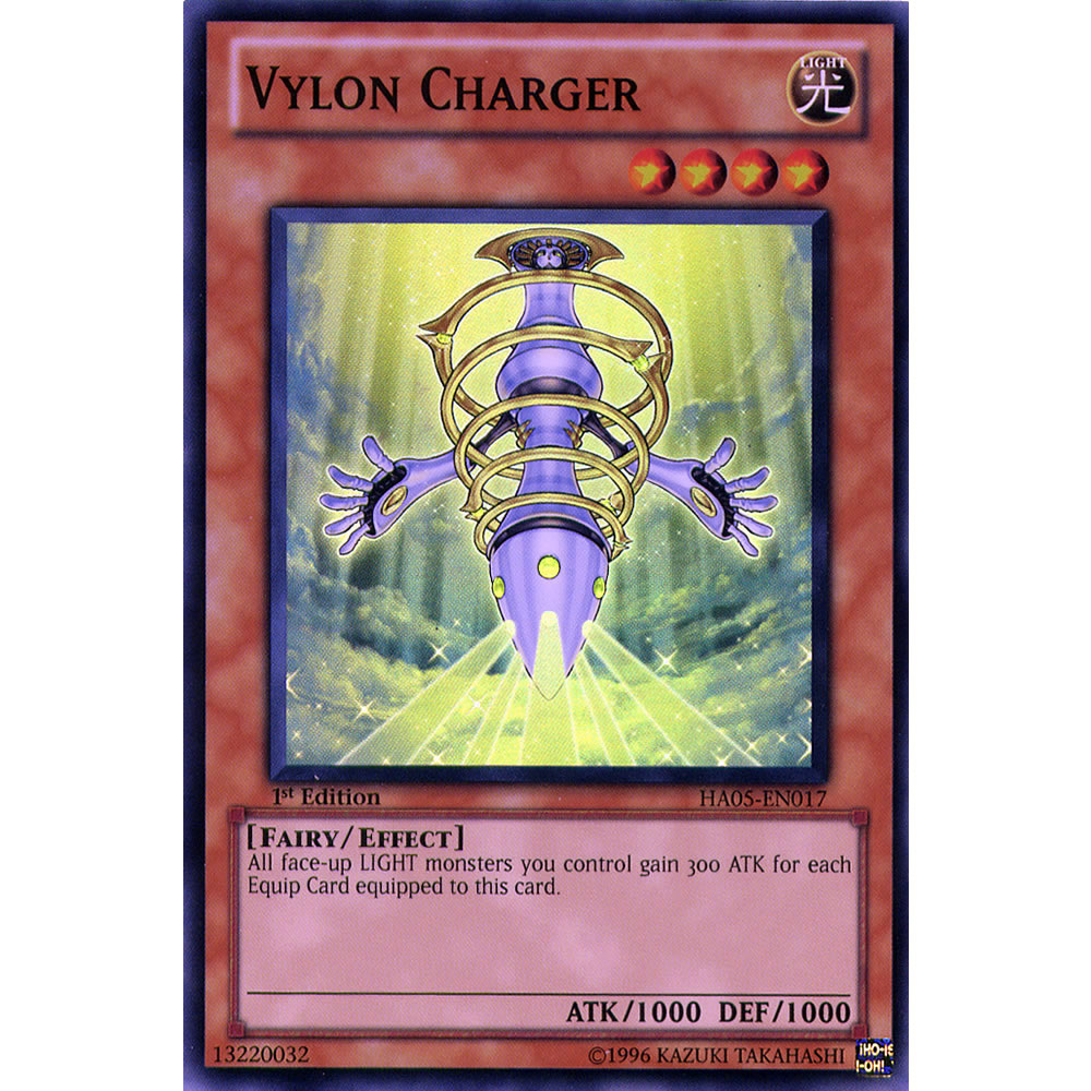 Vylon Charger HA05-EN017 Yu-Gi-Oh! Card from the Hidden Arsenal 5: Steelswarm Invasion Set