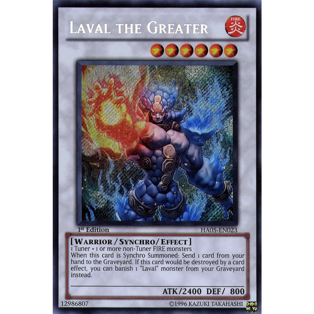 Laval the Greater HA05-EN023 Yu-Gi-Oh! Card from the Hidden Arsenal 5: Steelswarm Invasion Set