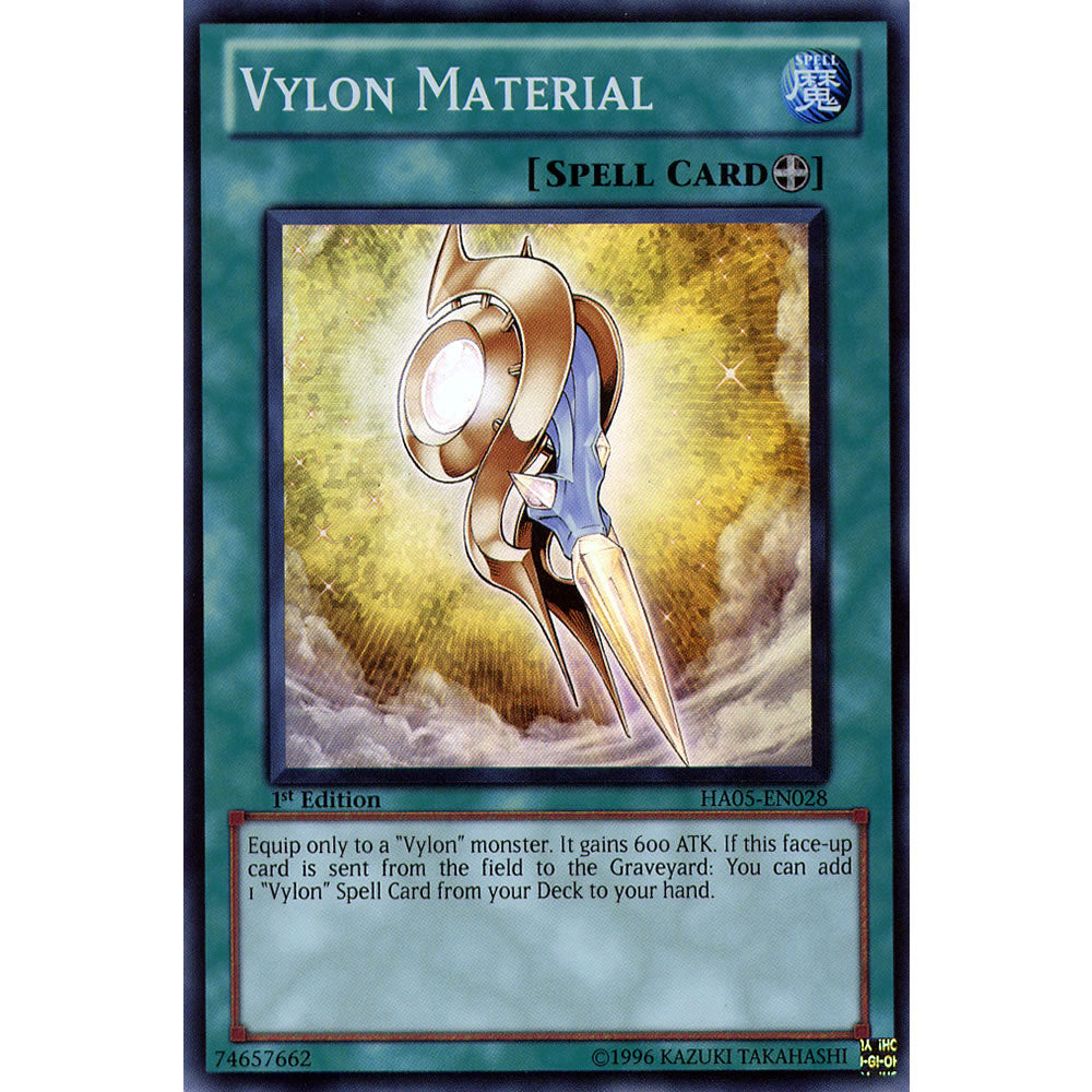 Vylon Material HA05-EN028 Yu-Gi-Oh! Card from the Hidden Arsenal 5: Steelswarm Invasion Set
