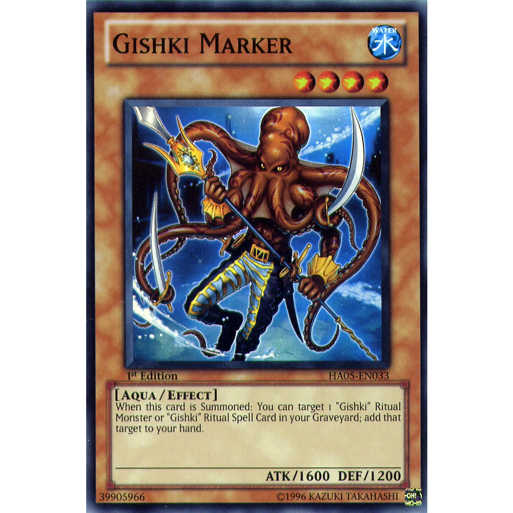 Gishki Marker HA05-EN033 Yu-Gi-Oh! Card from the Hidden Arsenal 5: Steelswarm Invasion Set