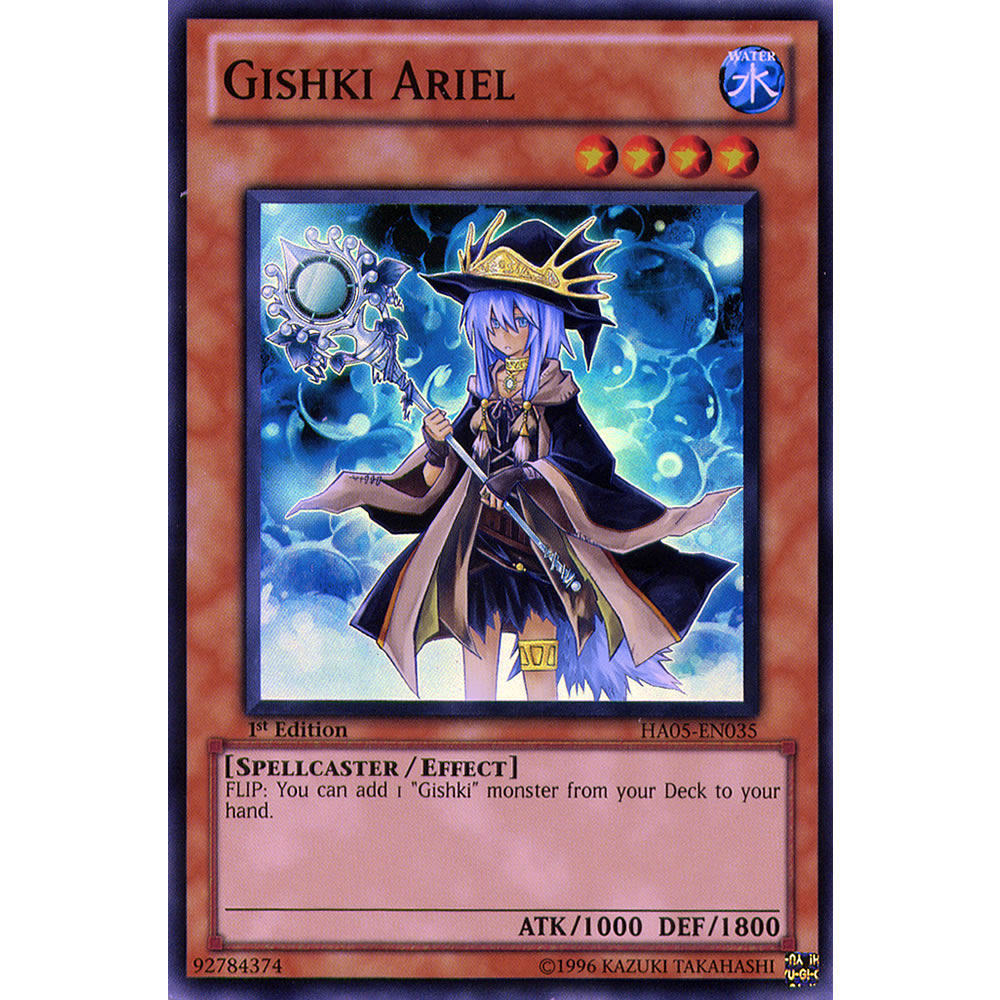 Gishki Ariel HA05-EN035 Yu-Gi-Oh! Card from the Hidden Arsenal 5: Steelswarm Invasion Set