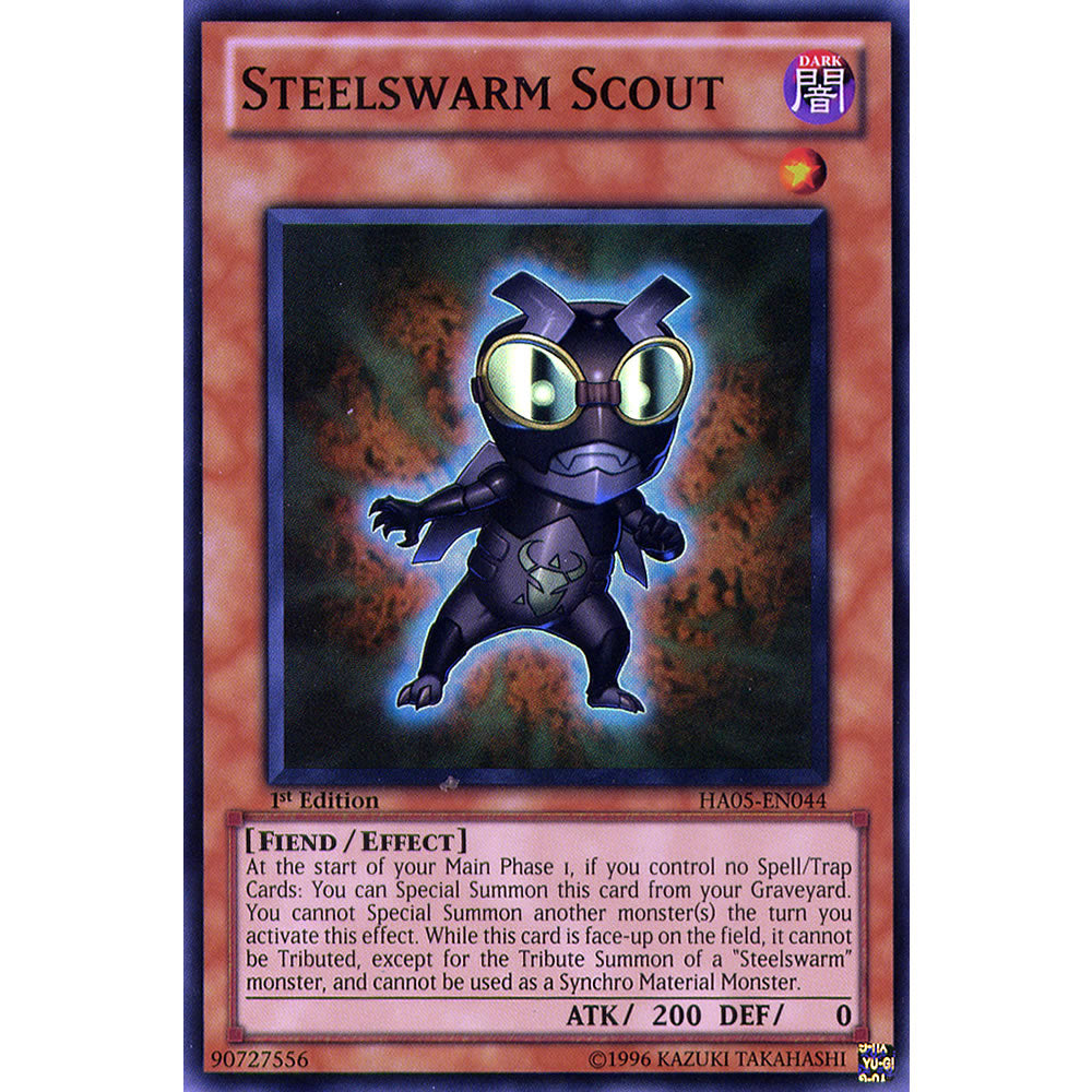 Steelswarm Scout HA05-EN044 Yu-Gi-Oh! Card from the Hidden Arsenal 5: Steelswarm Invasion Set