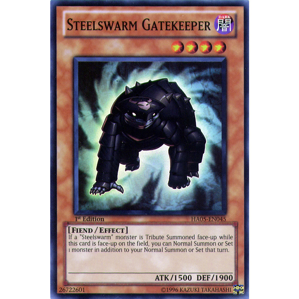 Steelswarm Gatekeeper HA05-EN045 Yu-Gi-Oh! Card from the Hidden Arsenal 5: Steelswarm Invasion Set