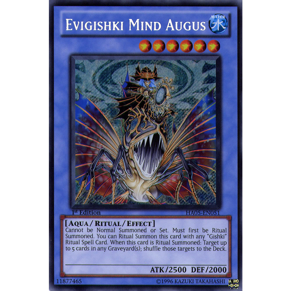 Evigishki Mind Augus HA05-EN051 Yu-Gi-Oh! Card from the Hidden Arsenal 5: Steelswarm Invasion Set