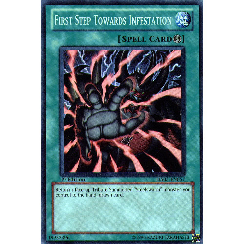 First Step Towards Infestation HA05-EN057 Yu-Gi-Oh! Card from the Hidden Arsenal 5: Steelswarm Invasion Set