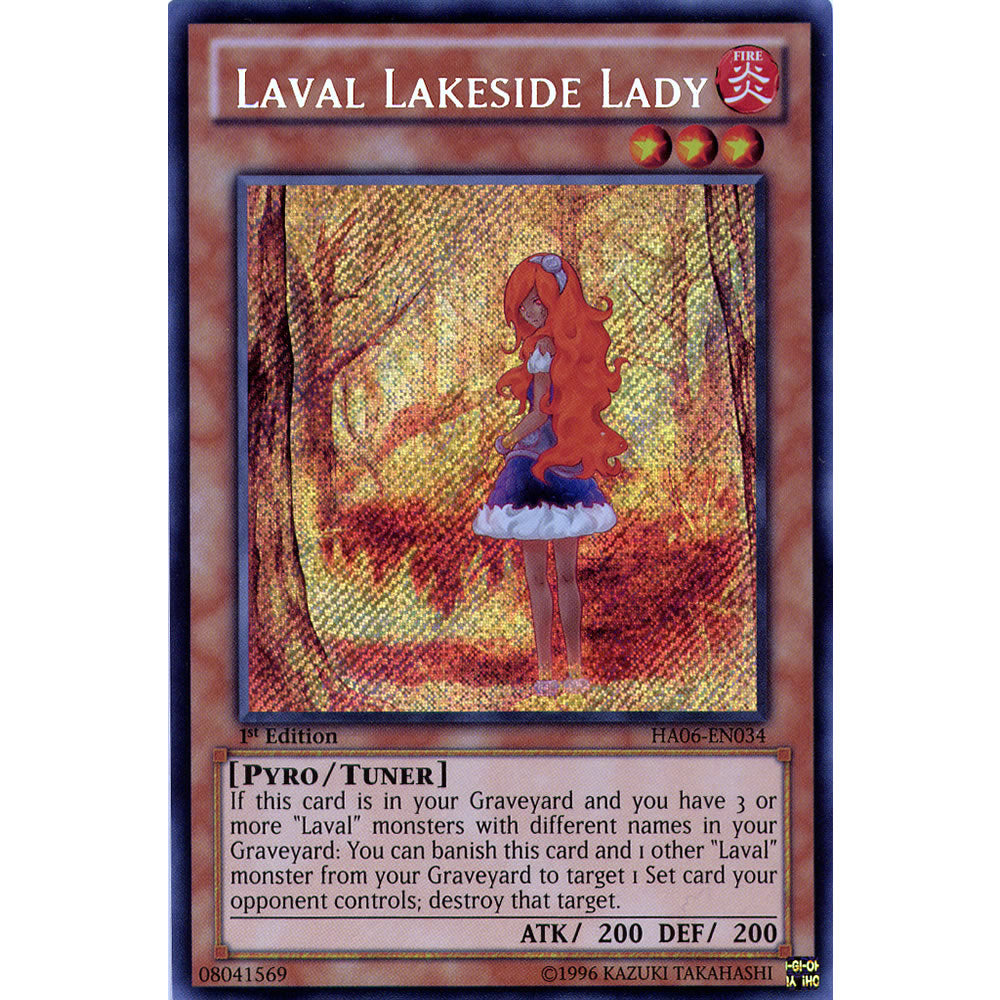 Laval Lakeside Lady HA06-EN034 Yu-Gi-Oh! Card from the Hidden Arsenal 6: Omega Xyz Set