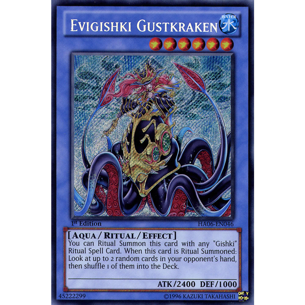 Evigishki Gustkrake HA06-EN046 Yu-Gi-Oh! Card from the Hidden Arsenal 6: Omega Xyz Set