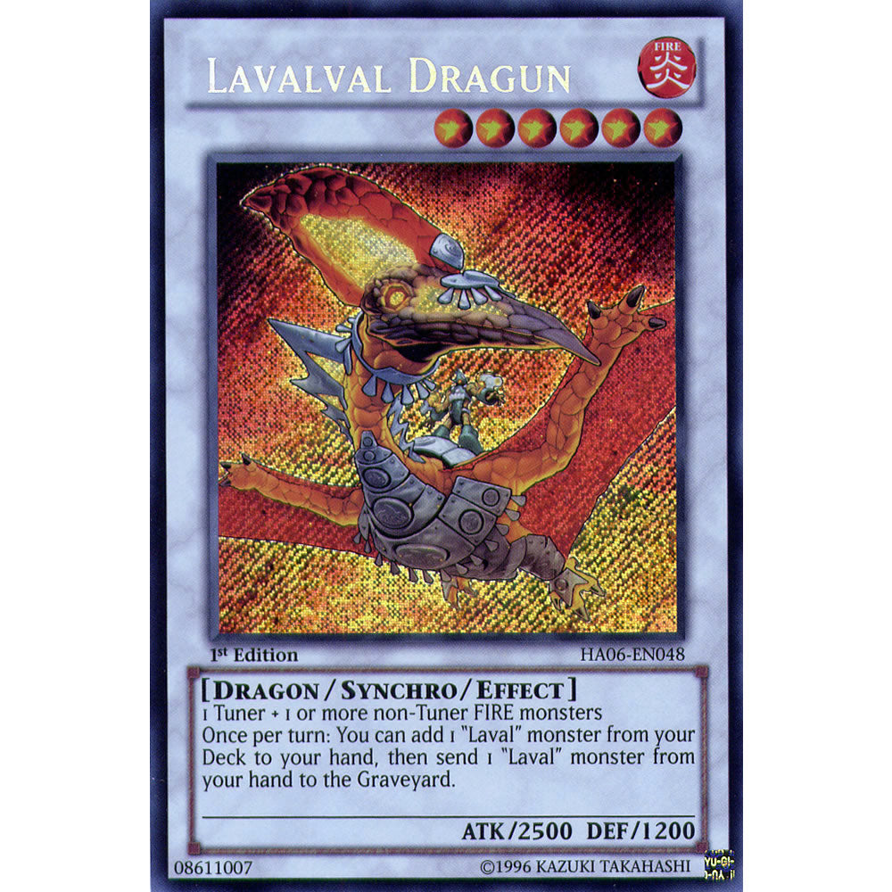 Lavalval Dragun HA06-EN048 Yu-Gi-Oh! Card from the Hidden Arsenal 6: Omega Xyz Set