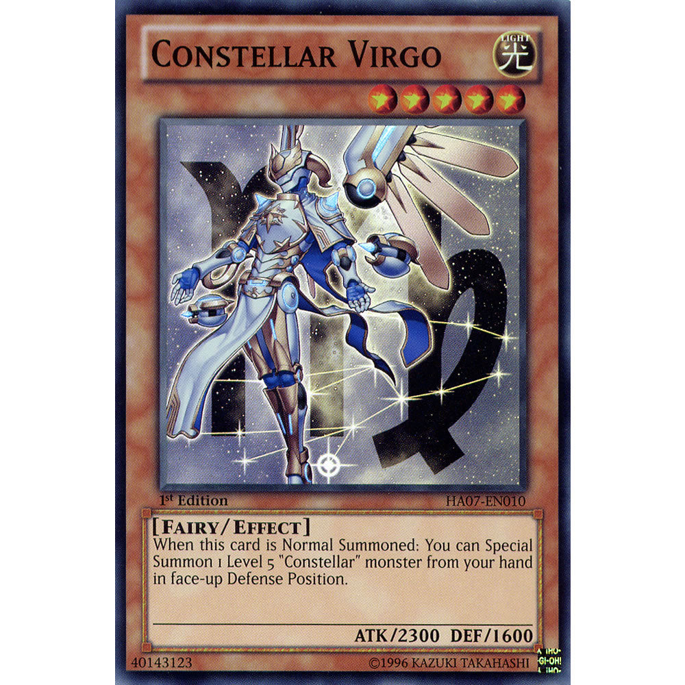 Constellar Virgo HA07-EN010 Yu-Gi-Oh! Card from the Hidden Arsenal 7: Knight of Stars Set