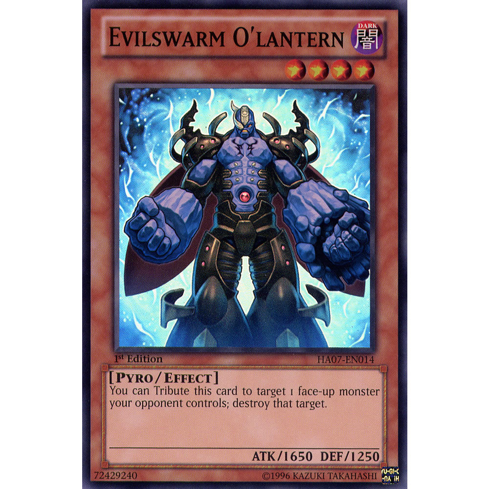 Evilswarm O'lantern HA07-EN014 Yu-Gi-Oh! Card from the Hidden Arsenal 7: Knight of Stars Set