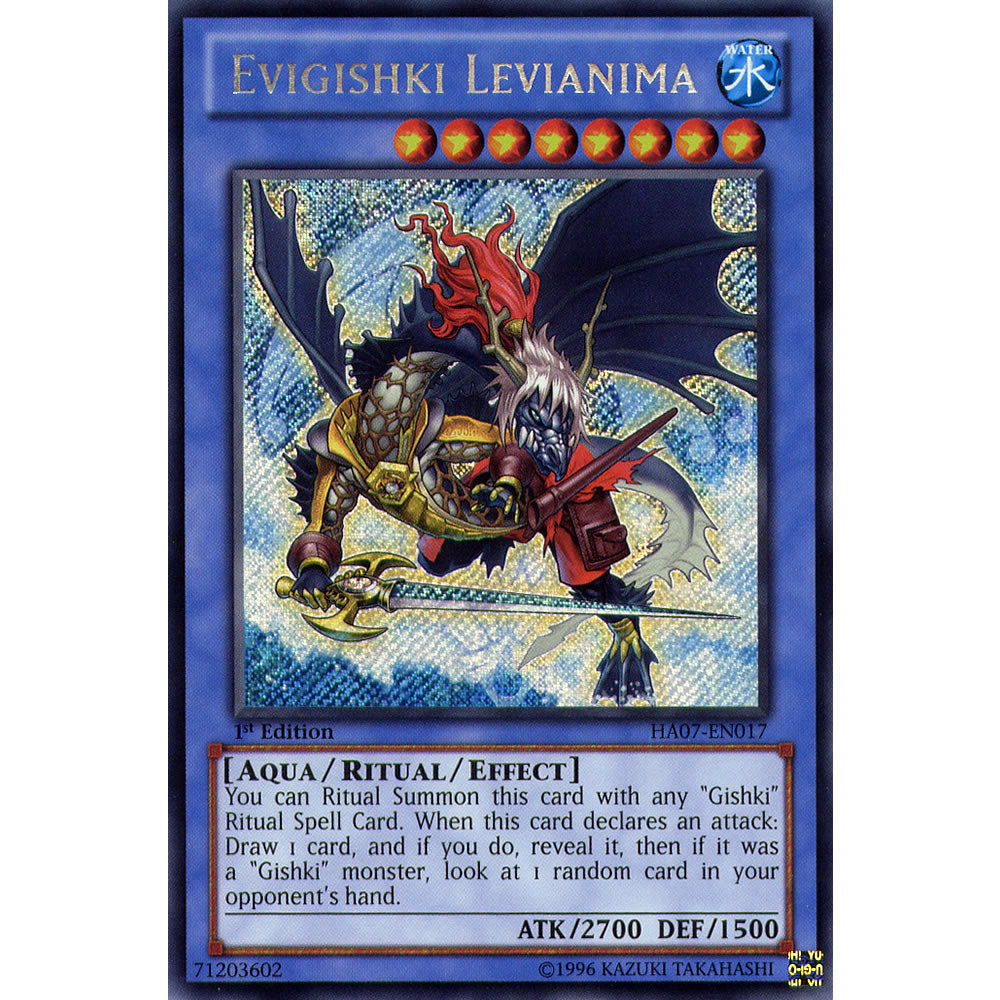 Evigishki Levianima HA07-EN017 Yu-Gi-Oh! Card from the Hidden Arsenal 7: Knight of Stars Set