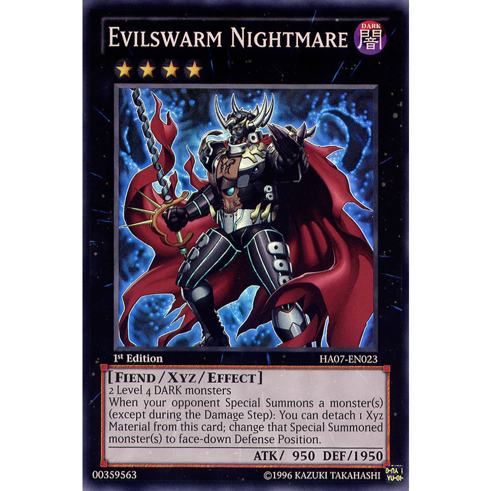 Evilswarm Nightmare HA07-EN023 Yu-Gi-Oh! Card from the Hidden Arsenal 7: Knight of Stars Set