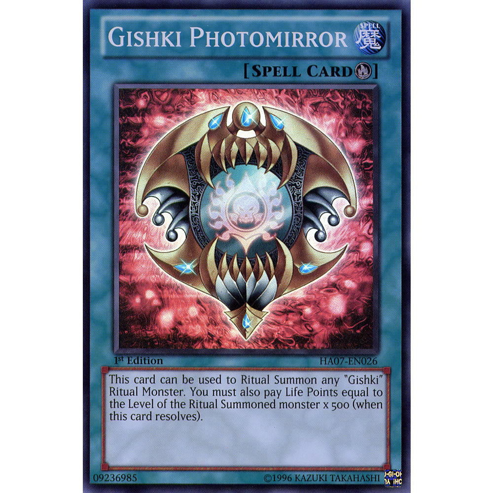 Gishki Photomirror HA07-EN026 Yu-Gi-Oh! Card from the Hidden Arsenal 7: Knight of Stars Set