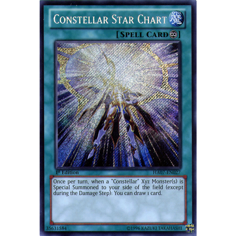 Constellar Star Chart HA07-EN027 Yu-Gi-Oh! Card from the Hidden Arsenal 7: Knight of Stars Set