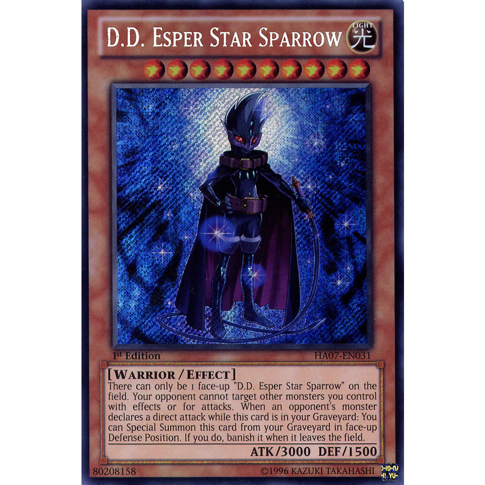 D.D. Esper Star Sparrow HA07-EN031 Yu-Gi-Oh! Card from the Hidden Arsenal 7: Knight of Stars Set