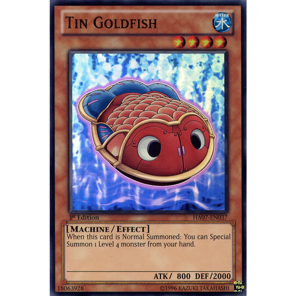 Tin Goldfish HA07-EN037 Yu-Gi-Oh! Card from the Hidden Arsenal 7: Knight of Stars Set