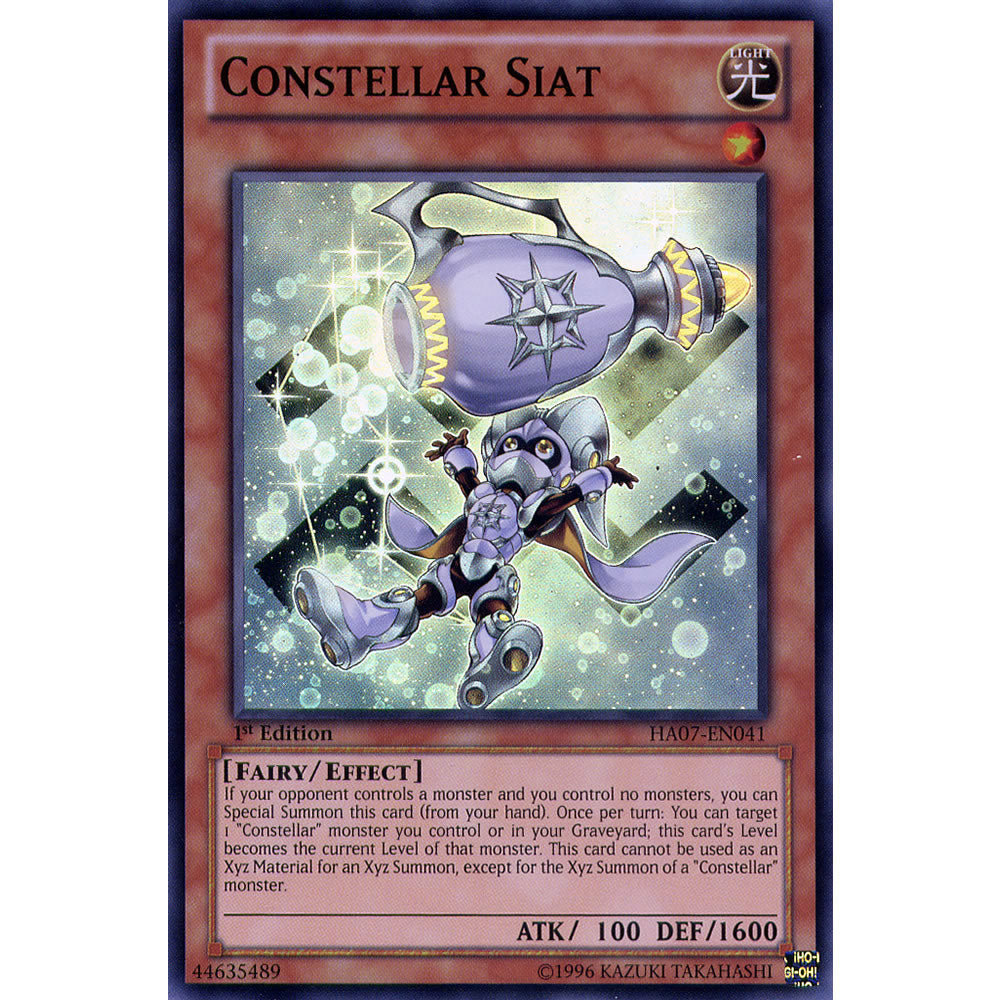 Constellar Siat HA07-EN041 Yu-Gi-Oh! Card from the Hidden Arsenal 7: Knight of Stars Set