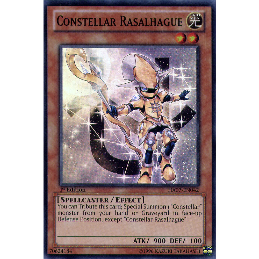 Constellar Rasalhague HA07-EN042 Yu-Gi-Oh! Card from the Hidden Arsenal 7: Knight of Stars Set