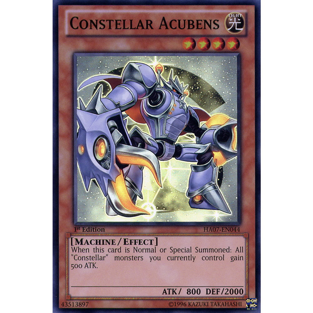 Constellar Acubens HA07-EN044 Yu-Gi-Oh! Card from the Hidden Arsenal 7: Knight of Stars Set