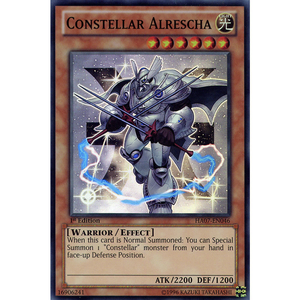 Constellar Alrescha HA07-EN046 Yu-Gi-Oh! Card from the Hidden Arsenal 7: Knight of Stars Set