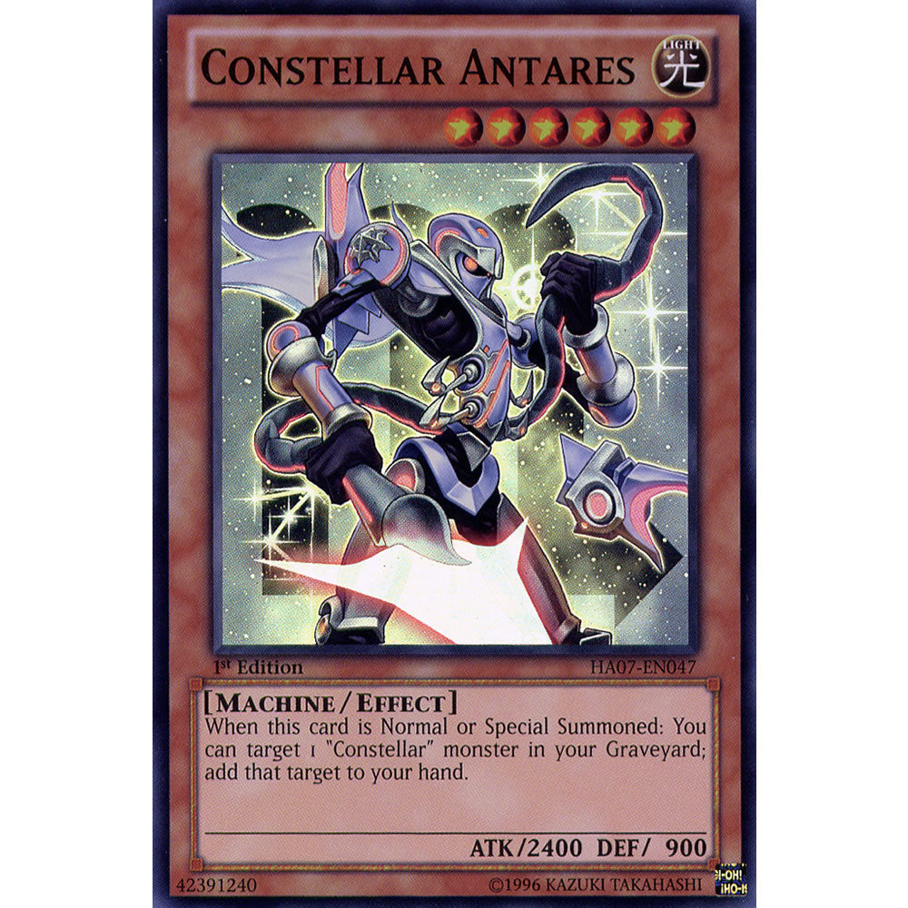 Constellar Antares HA07-EN047 Yu-Gi-Oh! Card from the Hidden Arsenal 7: Knight of Stars Set