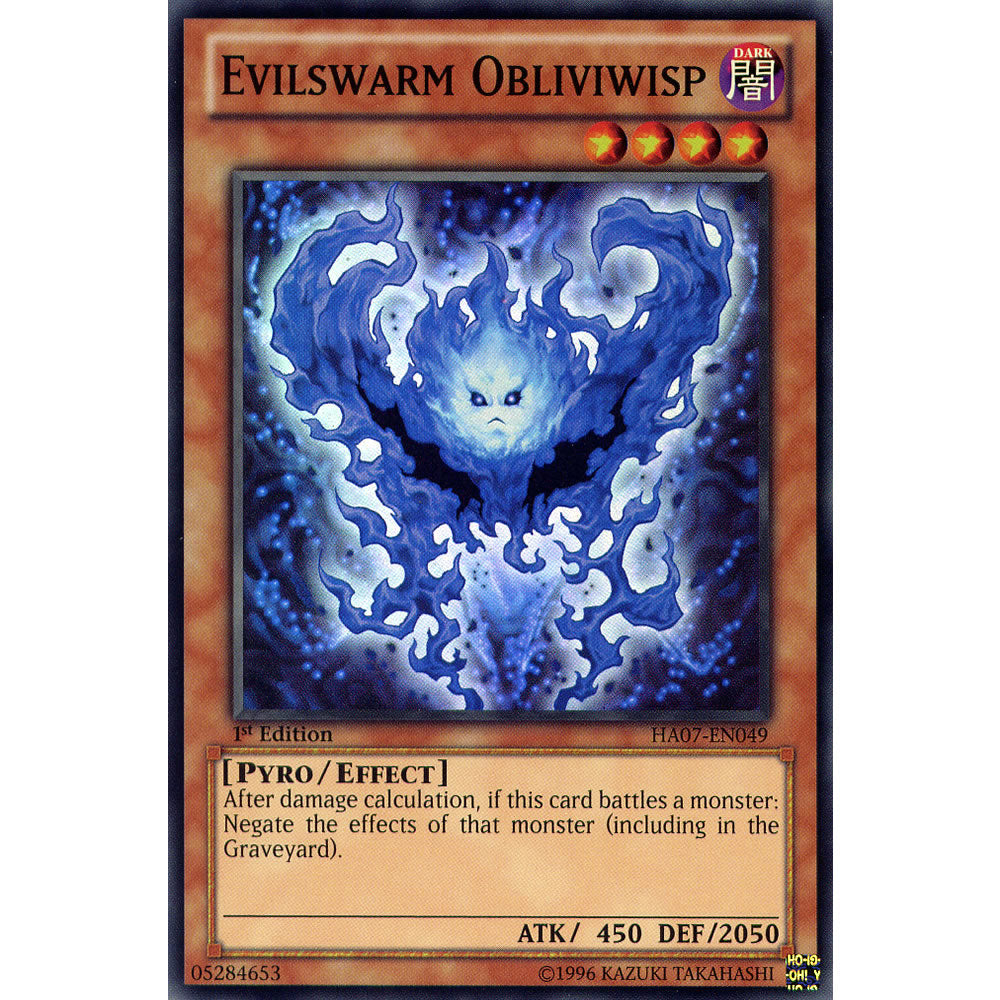 Evilswarm Obliviwisp HA07-EN049 Yu-Gi-Oh! Card from the Hidden Arsenal 7: Knight of Stars Set