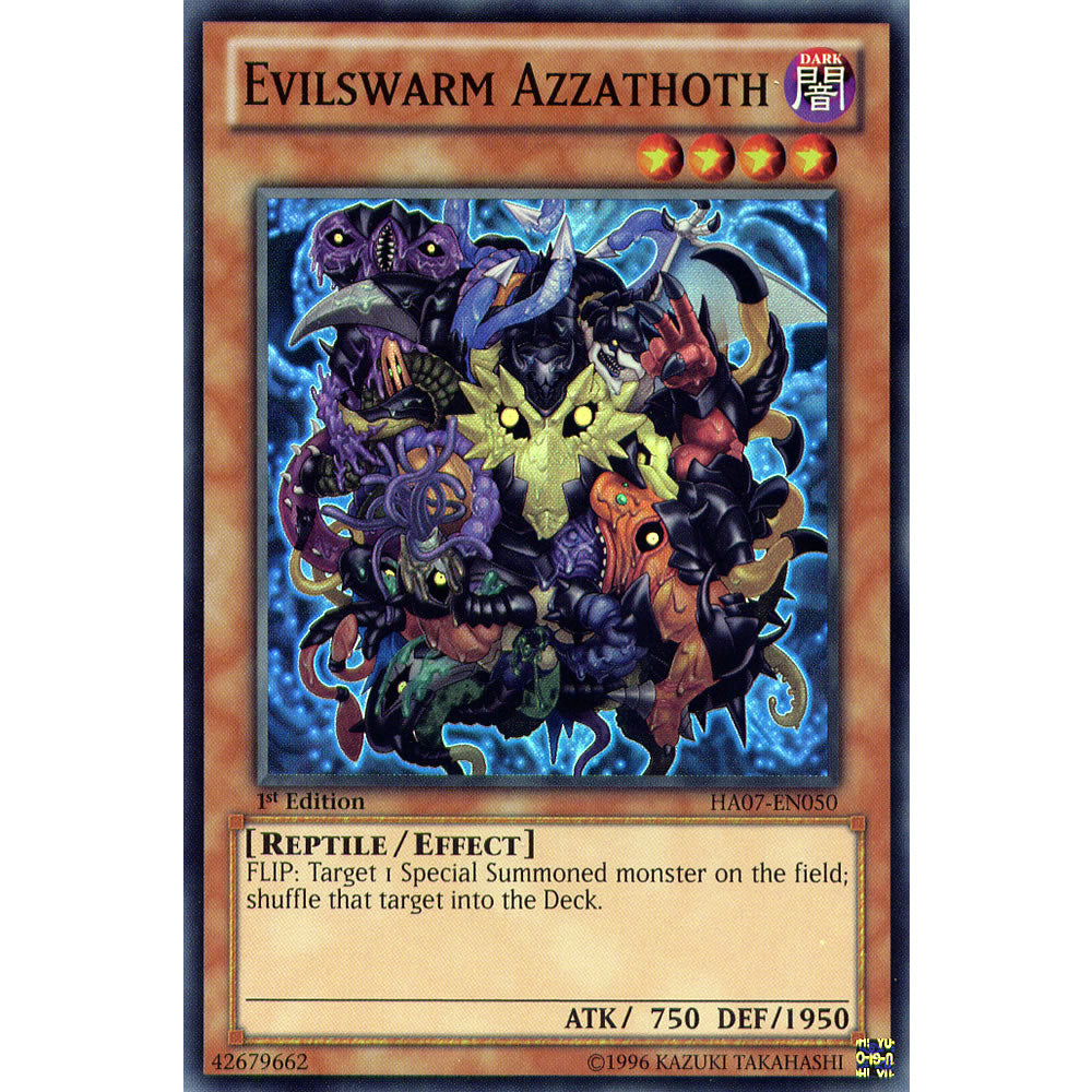 Evilswarm Azzathoth HA07-EN050 Yu-Gi-Oh! Card from the Hidden Arsenal 7: Knight of Stars Set