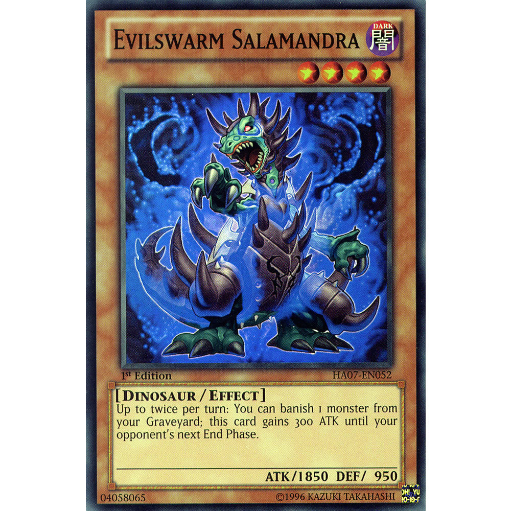 Evilswarm Salamandra HA07-EN052 Yu-Gi-Oh! Card from the Hidden Arsenal 7: Knight of Stars Set