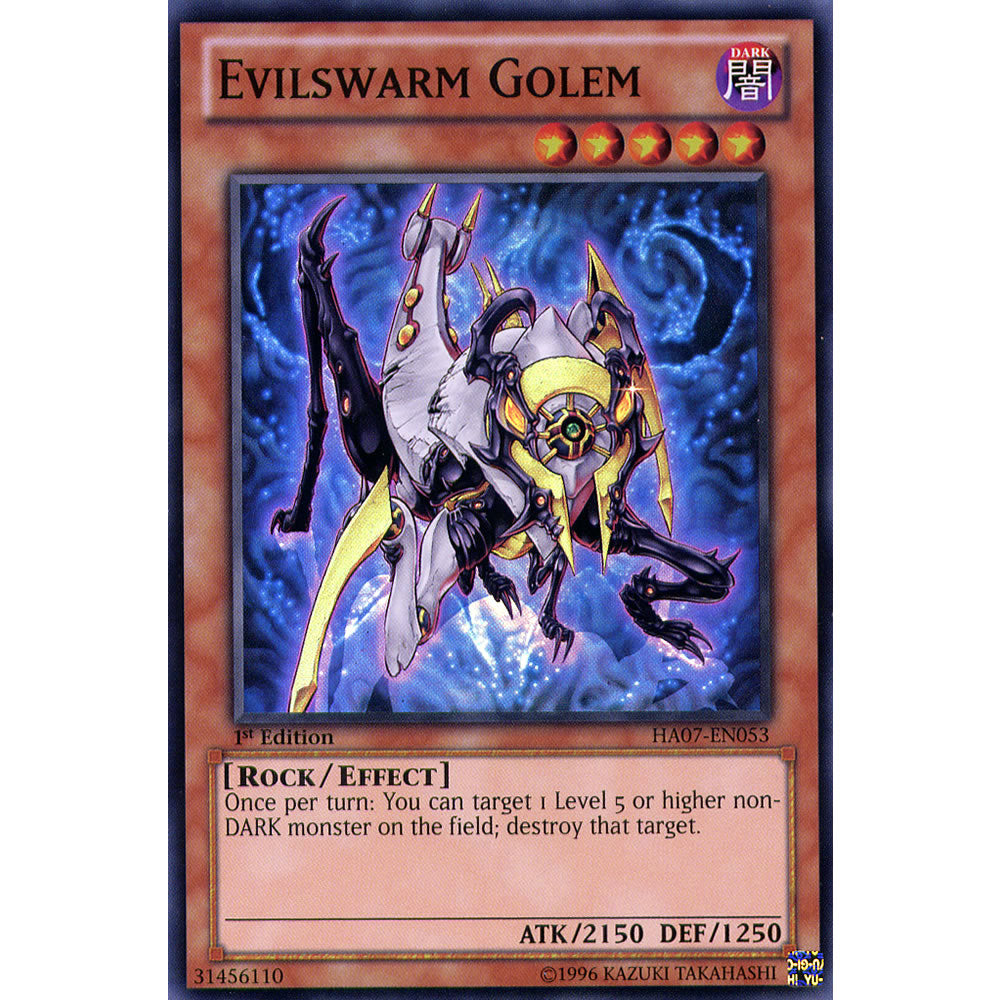 Evilswarm Golem HA07-EN053 Yu-Gi-Oh! Card from the Hidden Arsenal 7: Knight of Stars Set