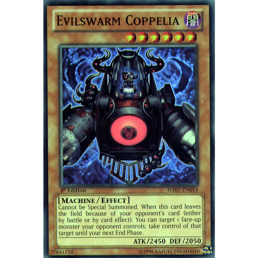 Evilswarm Coppelia HA07-EN054 Yu-Gi-Oh! Card from the Hidden Arsenal 7: Knight of Stars Set