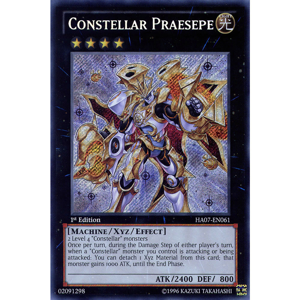 Constellar Praesepe HA07-EN061 Yu-Gi-Oh! Card from the Hidden Arsenal 7: Knight of Stars Set