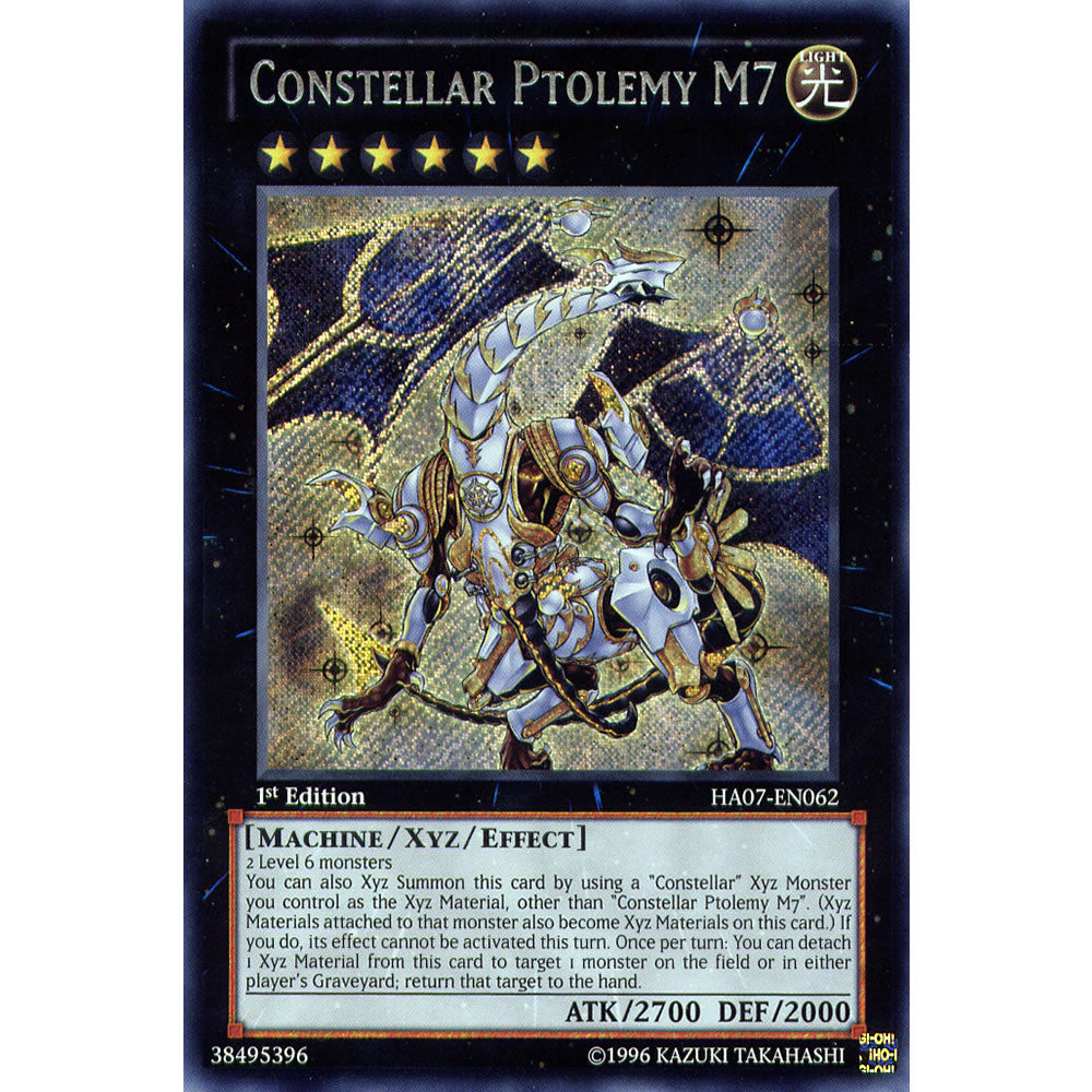 Constellar Ptolemy M7 HA07-EN062 Yu-Gi-Oh! Card from the Hidden Arsenal 7: Knight of Stars Set