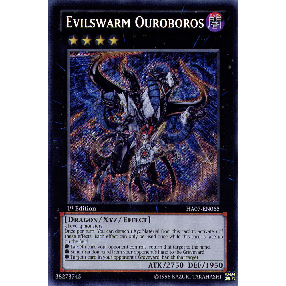 Evilswarm Ouroboros HA07-EN065 Yu-Gi-Oh! Card from the Hidden Arsenal 7: Knight of Stars Set