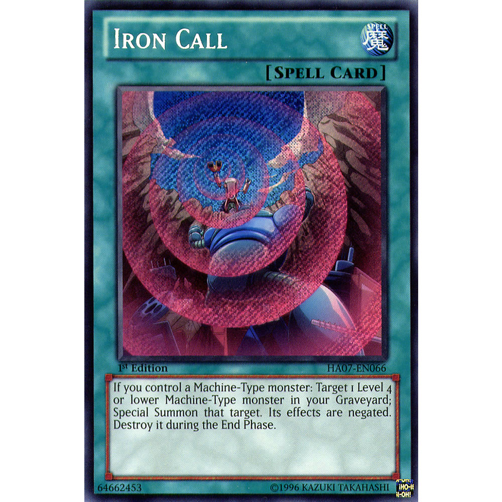 Iron Call HA07-EN066 Yu-Gi-Oh! Card from the Hidden Arsenal 7: Knight of Stars Set