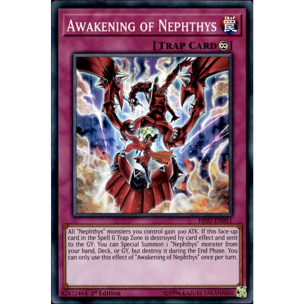 Awakening of Nephthys HISU-EN011 Yu-Gi-Oh! Card from the Hidden Summoners Set