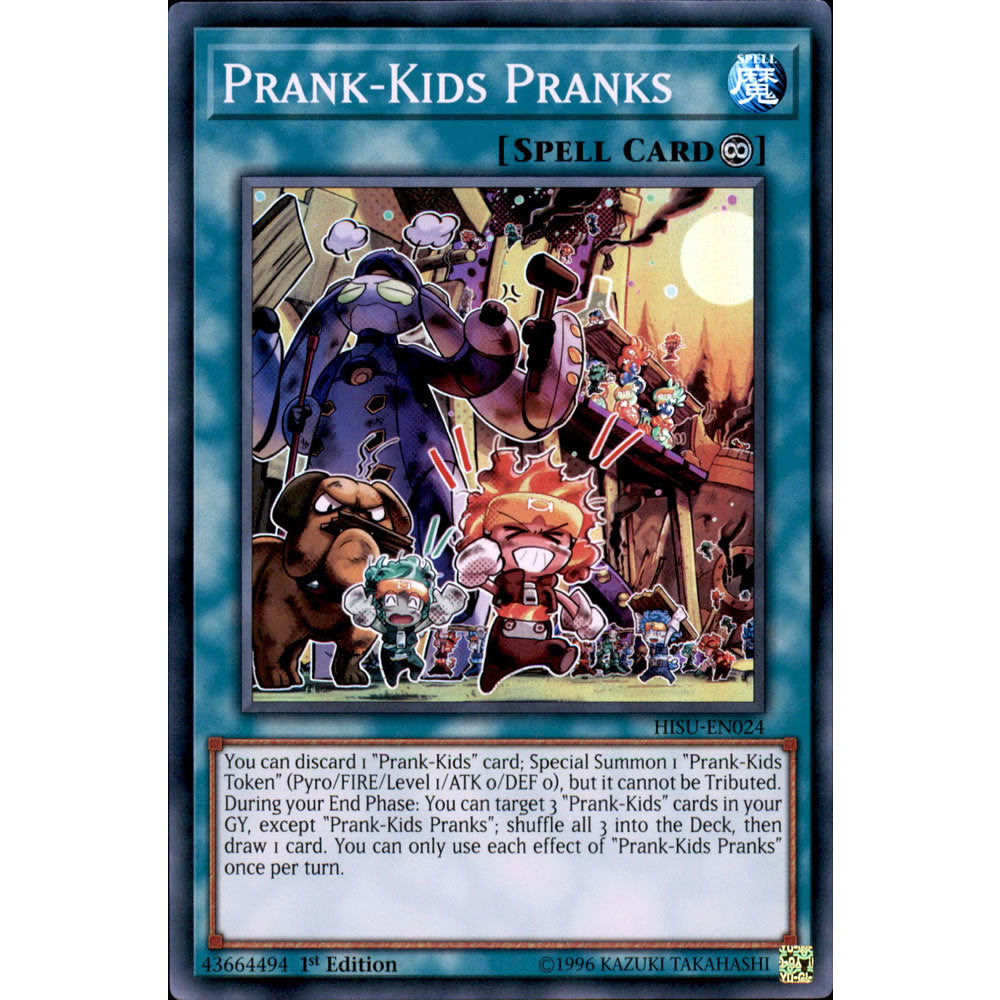 Yu-Gi-Oh TCG: Prank-Kids Lampsies - HISU-EN015 - Super Rare Card - 1st Edition e Yu-Gi-Oh TCG: Prank-Kids Lampsies - HISU-EN015 - Super Rare Card - 1st Edition e