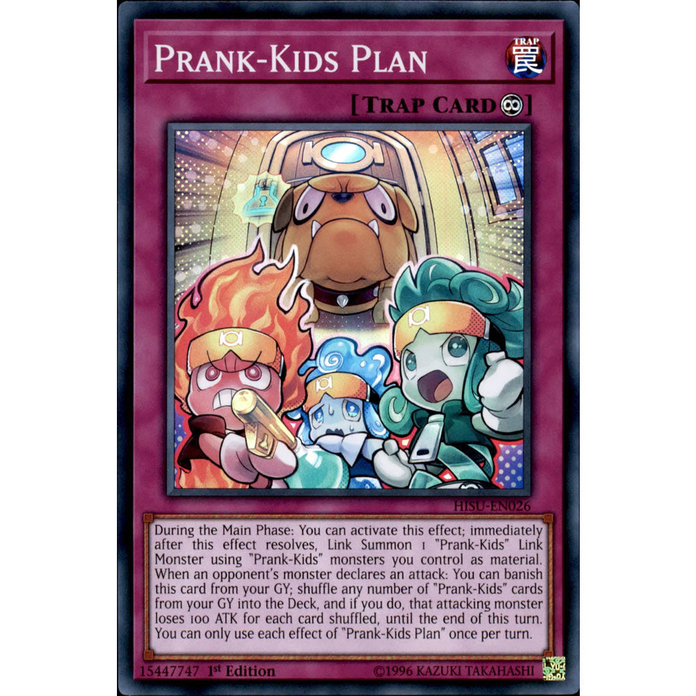 Prank-Kids Plan HISU-EN026 Yu-Gi-Oh! Card from the Hidden Summoners Set