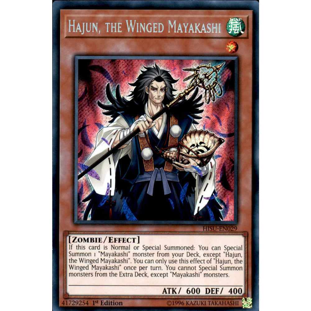 Hajun, the Winged Mayakashi HISU-EN029 Yu-Gi-Oh! Card from the Hidden Summoners Set