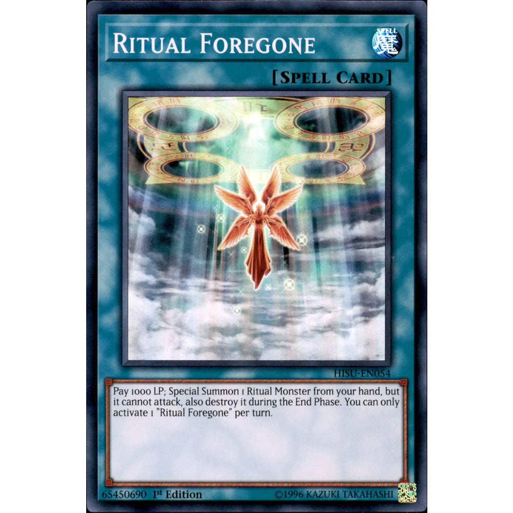 Ritual Foregone HISU-EN054 Yu-Gi-Oh! Card from the Hidden Summoners Set