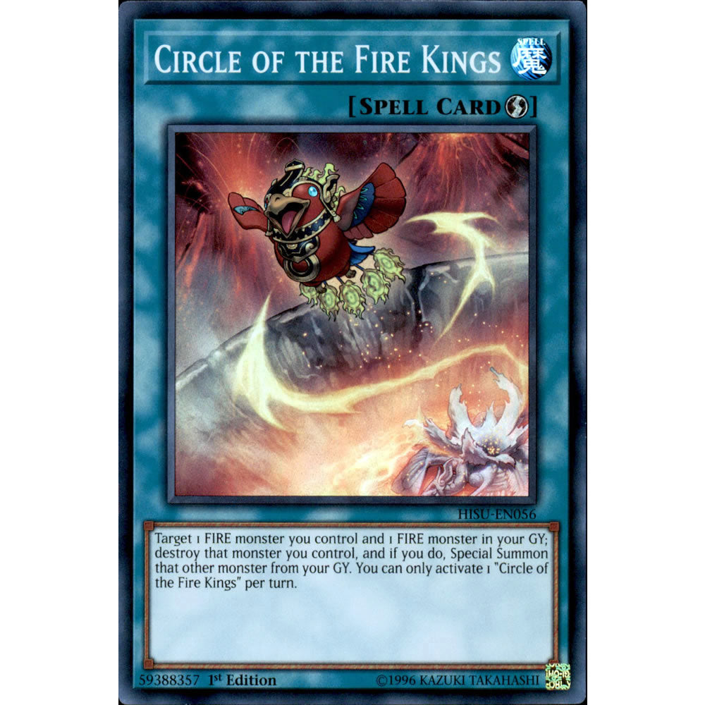 Circle of the Fire Kings HISU-EN056 Yu-Gi-Oh! Card from the Hidden Summoners Set