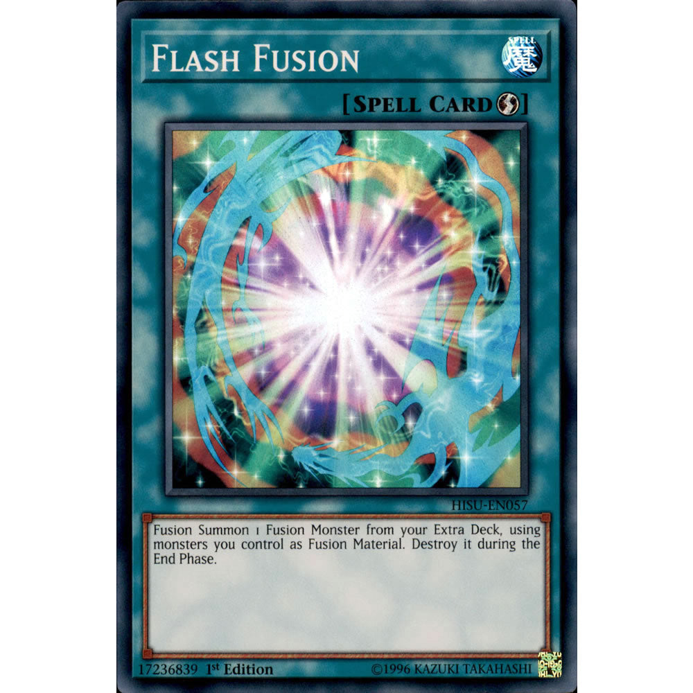 Flash Fusion HISU-EN057 Yu-Gi-Oh! Card from the Hidden Summoners Set