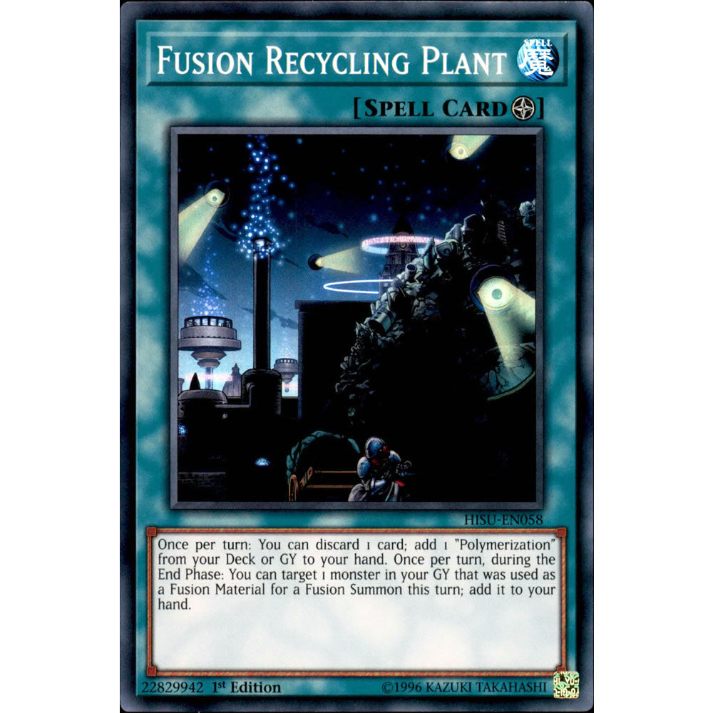 Fusion Recycling Plant HISU-EN058 Yu-Gi-Oh! Card from the Hidden Summoners Set